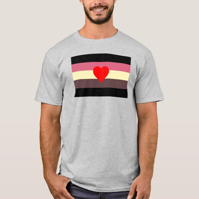 Fat Pride Flag T-Shirt (Front)