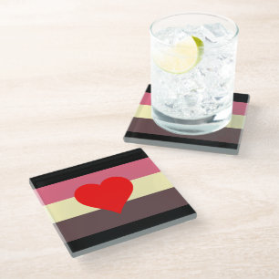 Fat Pride Glass Coaster