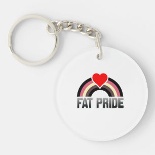 Fat Pride Key Ring