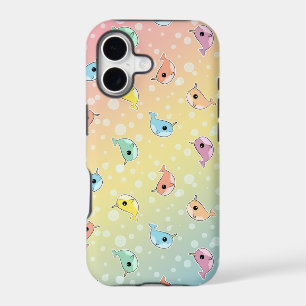Fat Rainbow Narwhal Pattern
