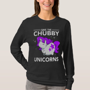Fat Rhino Chubby Unicorn Rhinoceros Save The Chubb T-Shirt