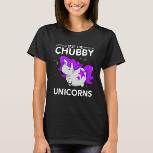 Fat Rhino Chubby Unicorn Rhinoceros Save The Chubb T-Shirt