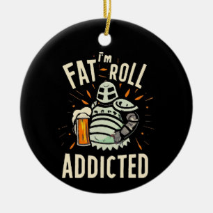 Fat Roll 1 Ceramic Tree Decoration