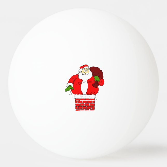 Fat Santa Ping Pong Ball (Front)