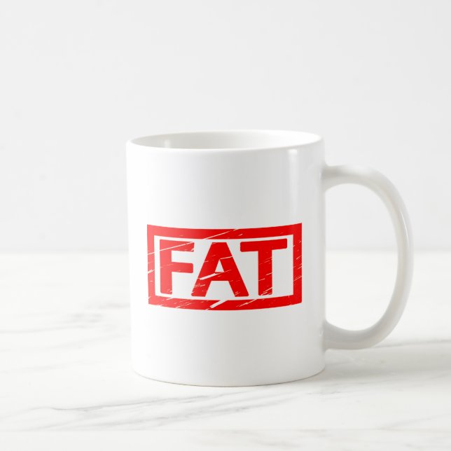Fat Stamp Coffee Mug (Right)
