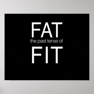 Fat the Past Tense of Fit Poster