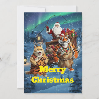 Fat Tiger the Ginger Cat’s Holiday Trouble – Cat R Invitation