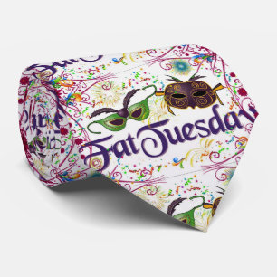 ****FAT TUESDAY*** MARDI GRAS TIE FOR HIM