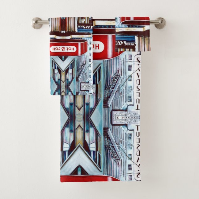 Fat Tuesday's Eve Bath Towel Set (Insitu)