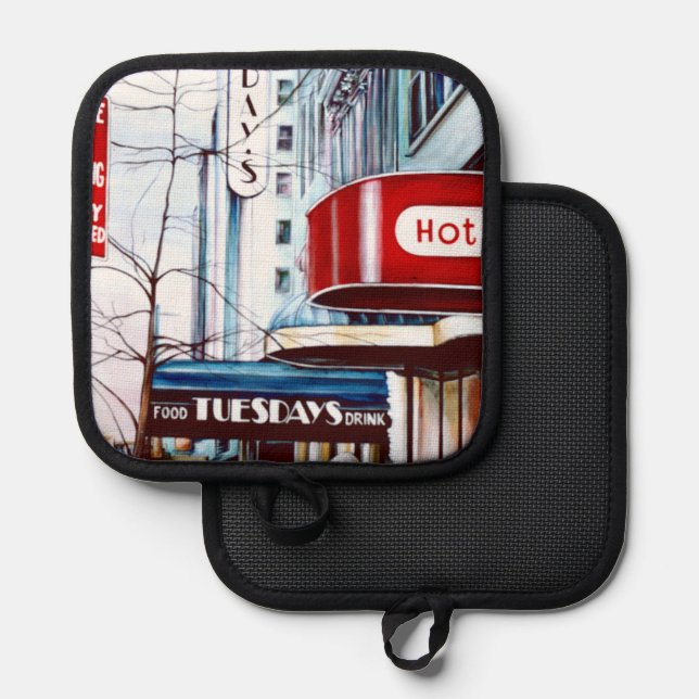 Fat Tuesday's Eve Pot Holder (Front/Back)