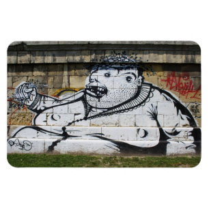 Fat White Man Magnet