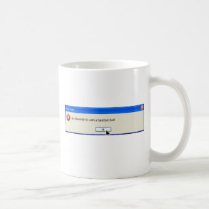 FAtal  Error Funny  Computer Message Coffee Mug
