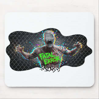 Fatal Error – Glitch Zombie Cyber Horror Mouse Mat