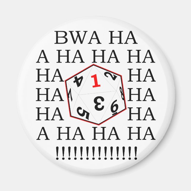 Fatal Roll Magnet (Front)