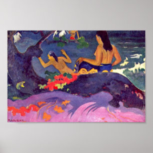 Fatata Te Miti By Paul Gauguin (Best Quality) Poster