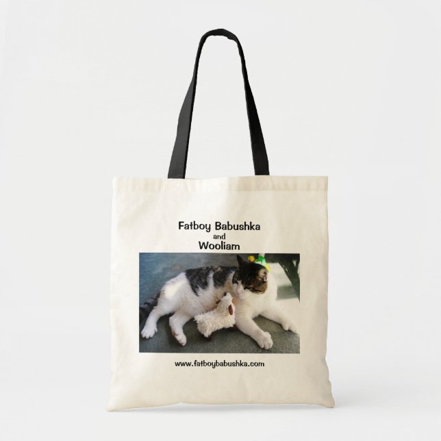 Fatboy Babushka and Wooliam Tote Bag (Front)