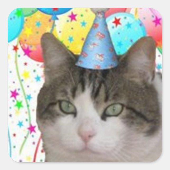 Fatboy Babushka Birthday Party Stickers (Front)