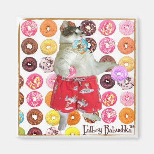 FATBOY DONUT MAGNET (SQUARE)
