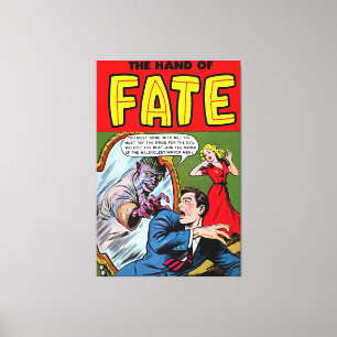Fate Creature In The Mirror Vintage Comics Canvas Print