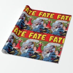 Fate Creature In The Mirror Vintage Comics  Wrappi Wrapping Paper