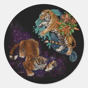 Fate in the Stars Tigers Classic Round Sticker