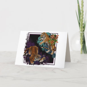 Fate in the Stars Tigers Holiday Card