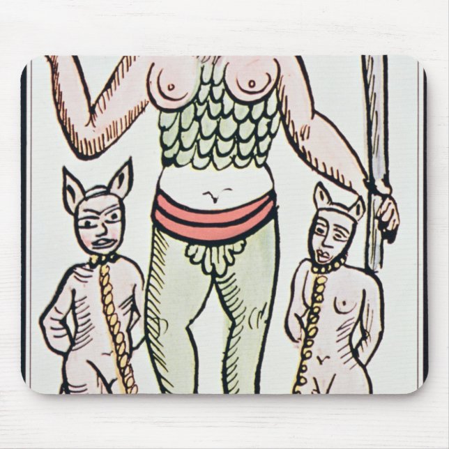 Fate, tarot card, French Mouse Mat (Front)