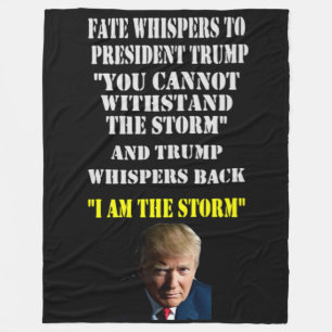 FATE WHISPERS to PRESIDENT TRUMP Fleece Blanket