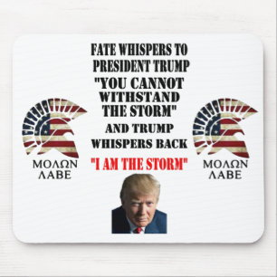 FATE WHISPERS TO PRESIDENT TRUMP MOUSE MAT
