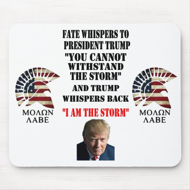 FATE WHISPERS TO PRESIDENT TRUMP MOUSE MAT (Front)