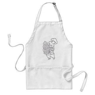 FatGirlCakes_Logo Standard Apron