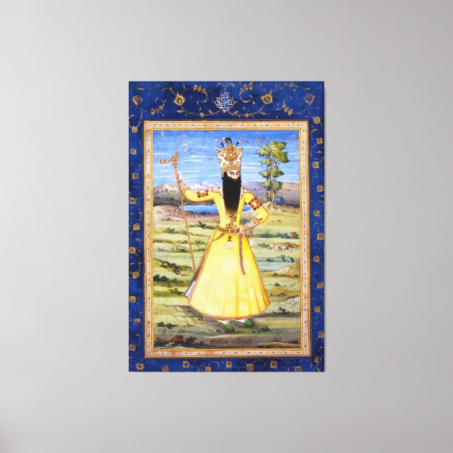 Fath Ali Fatali Shah Qajar King Canvas Print (Front)