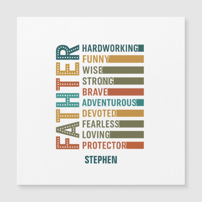 Father – A Tribute of Strength, Love, and Devotion (Front)