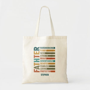 Father – A Tribute of Strength, Love, and Devotion Tote Bag