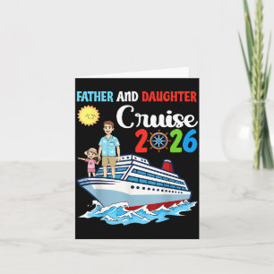 Father &amp; Daughter Cruise 2026 Family Vacation  Card
