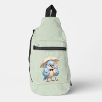 Father and Baby Bird Sling Bag