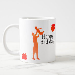   Father and Child Silhouette Mug - First Father'