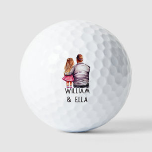 Father and Daughter Bond (10) Golf Balls