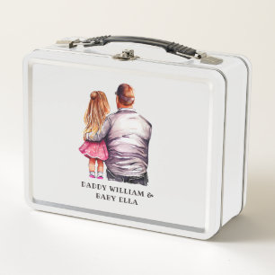 Father and Daughter Bond (10) Metal Lunch Box
