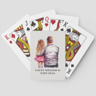 Father and Daughter Bond (10) Playing Cards