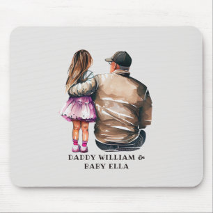 Father and Daughter Bond (11) Mouse Mat