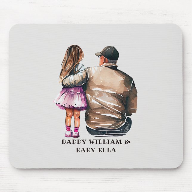 Father and Daughter Bond (11) Mouse Mat (Front)