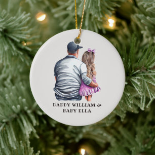 Father and Daughter Bond (12) Ceramic Tree Decoration