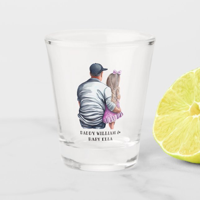 Father and Daughter Bond (12) Shot Glass (Front)