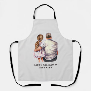 Father and Daughter Bond (13) Apron