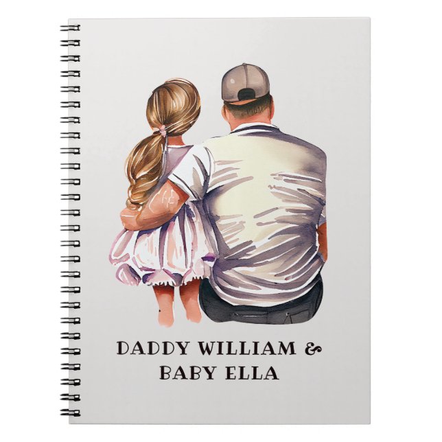 Father and Daughter Bond (13) Notebook (Front)