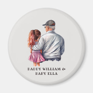 Father and Daughter Bond (14) Magnet