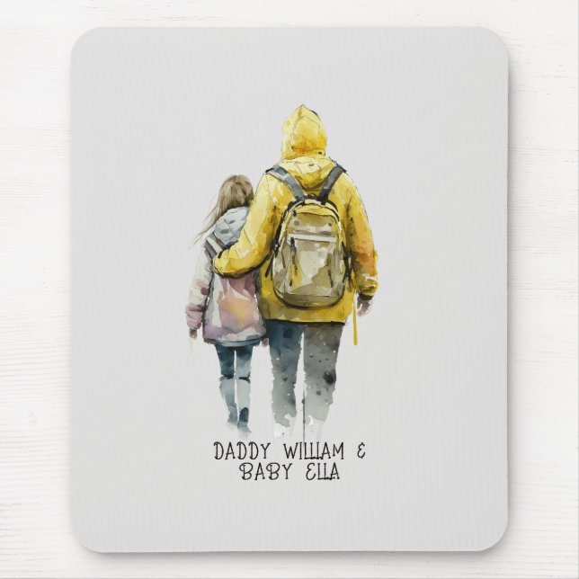 Father and Daughter Bond (2) Mouse Mat (Front)