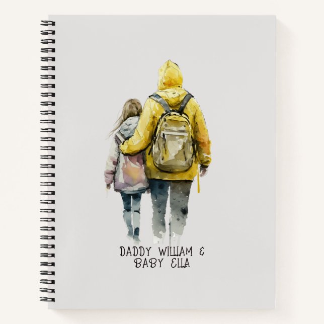 Father and Daughter Bond (2) Notebook (Front)