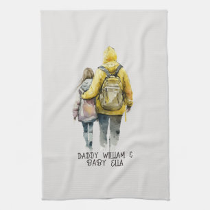 Father and Daughter Bond (2) Tea Towel